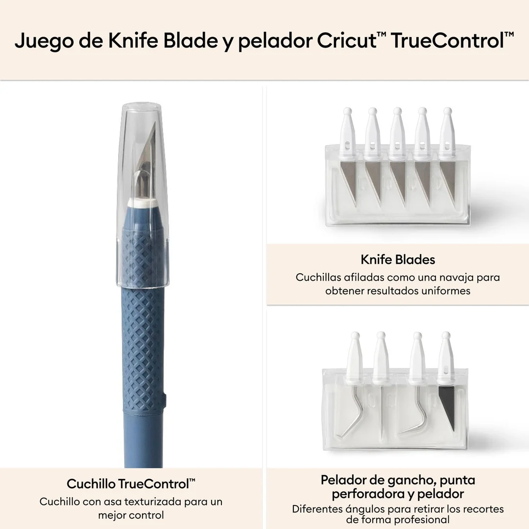 Cricut Kit de Cuchillas y Pelado TrueControl™