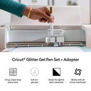 Cricut Bolígrafos de Gel Glitter Rainbow | 0.8 mm + Adaptador
