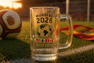 Jarra de Cerveza de Vidrio | 22 Oz