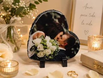 Fotopanel de Piedra Forma de Corazón