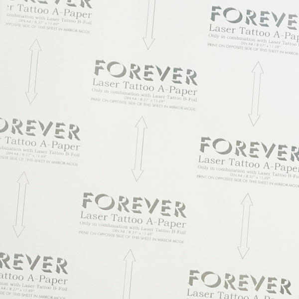 Forever Laser Tattoo A+B A4 - 5 hojas