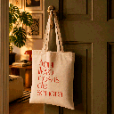 Tote Bag de Algodón Color Crudo