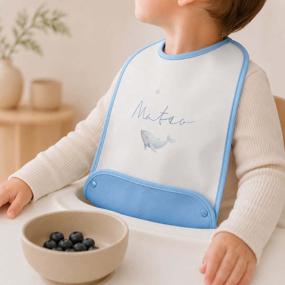 Babero de Neopreno con Recogemigas