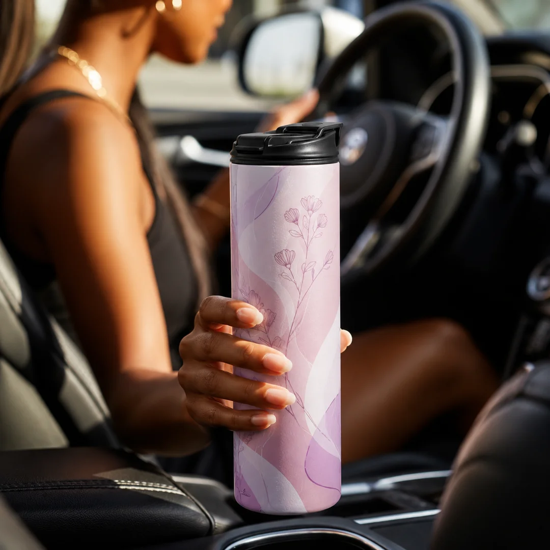 Vaso Térmico Blanco Arcoíris Multifunción | 590 ml