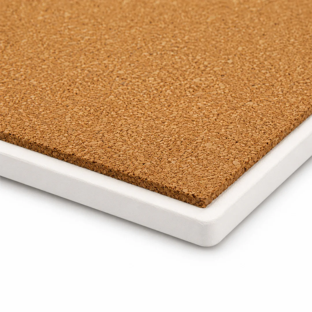 Posavasos de Cerámica con Base de Corcho | Cuadrado