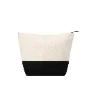 Neceser de Lino con Base Negra