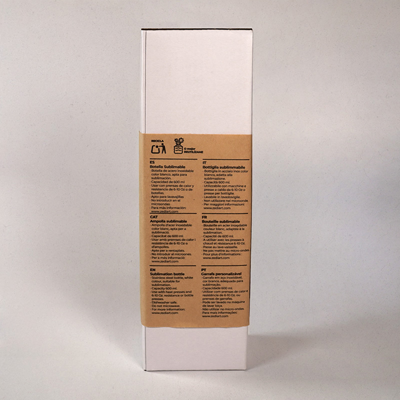 Botella de Acero Inoxidable Zediart
