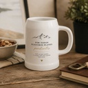 Jarra de Cerveza de Cerámica | 17 Oz