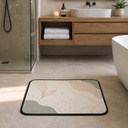 Alfombra de Baño de Lino | 60 x 40 cm