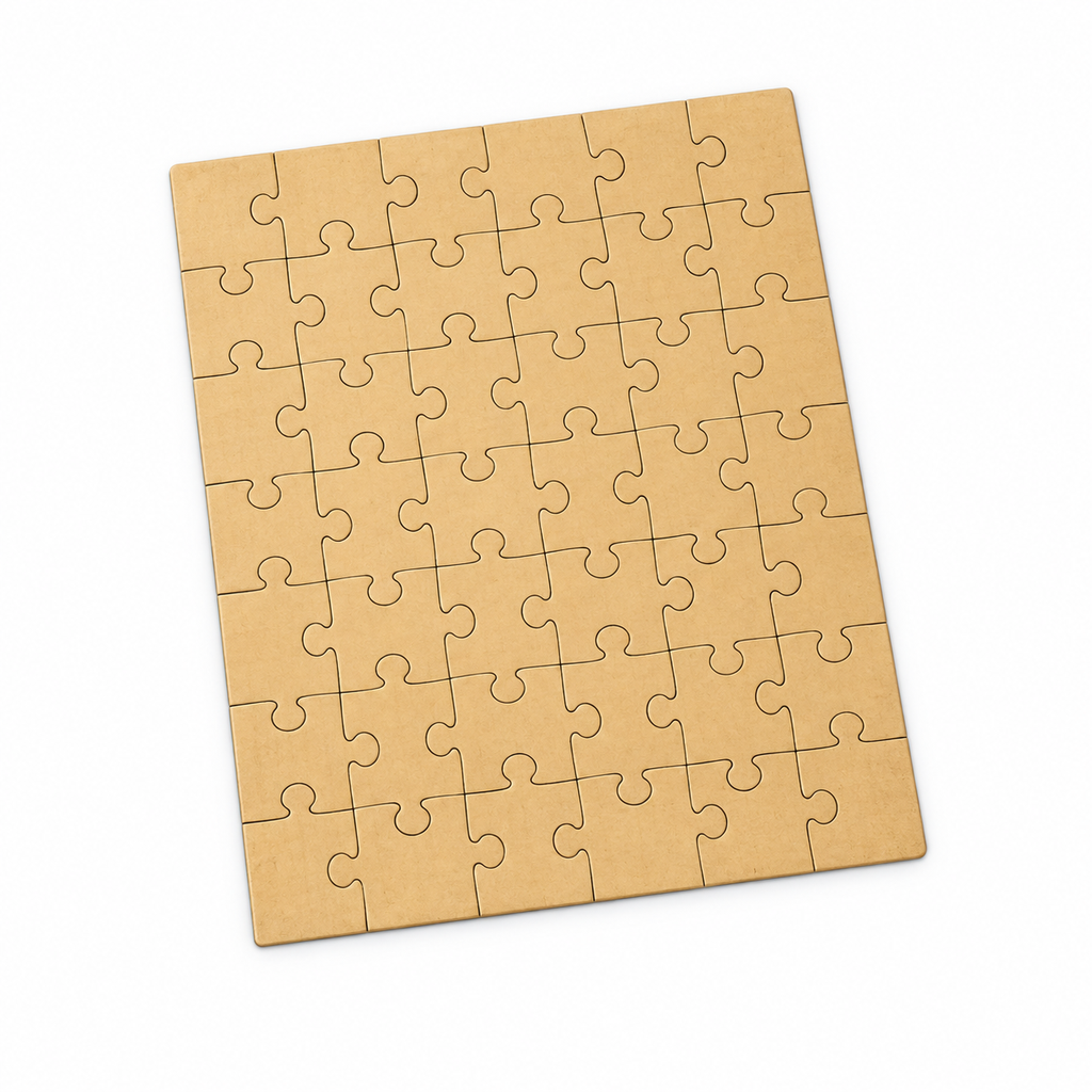 Zediart Puzzle de madera natural 60 piezas