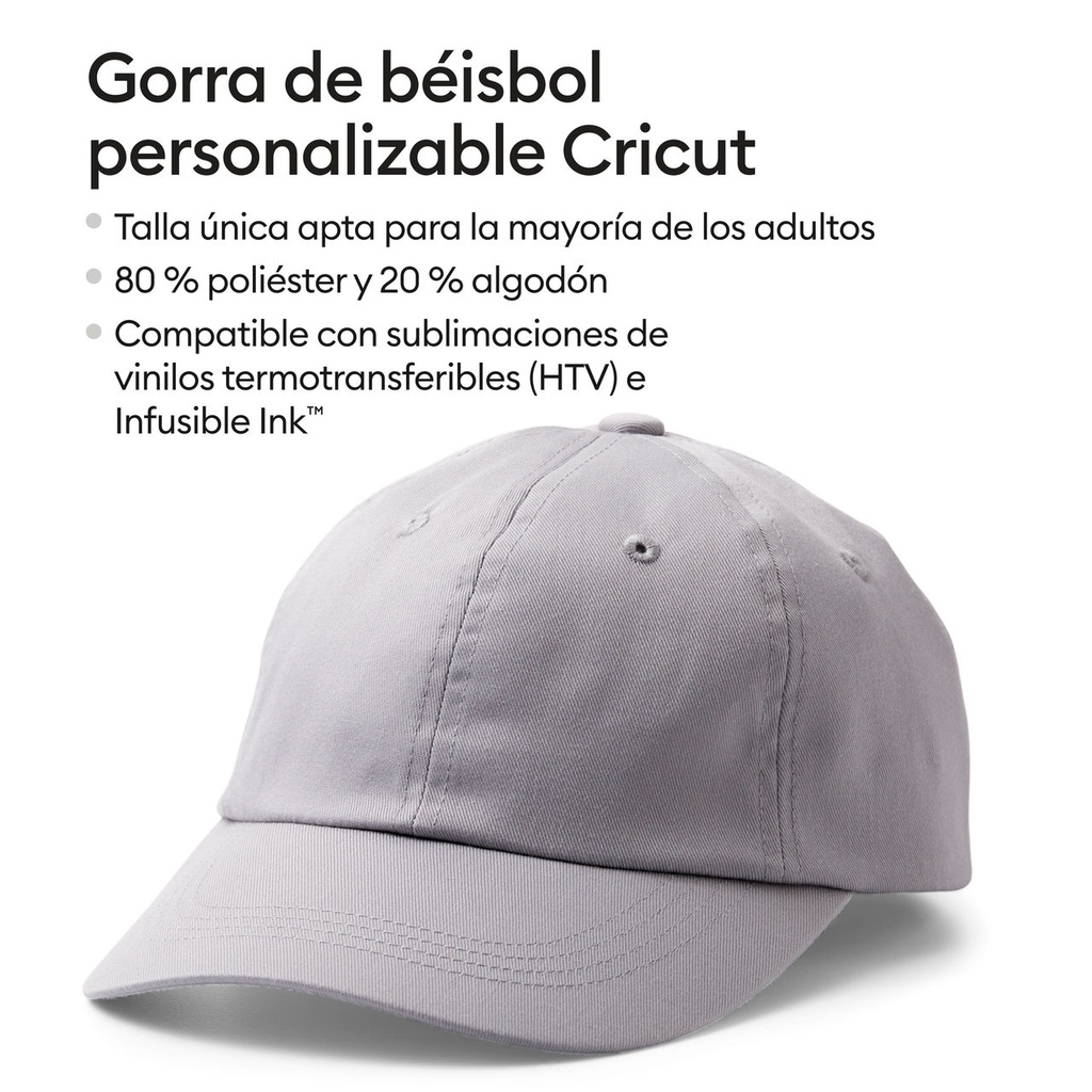 Gorra de Baseball Gris pack 3 uds.