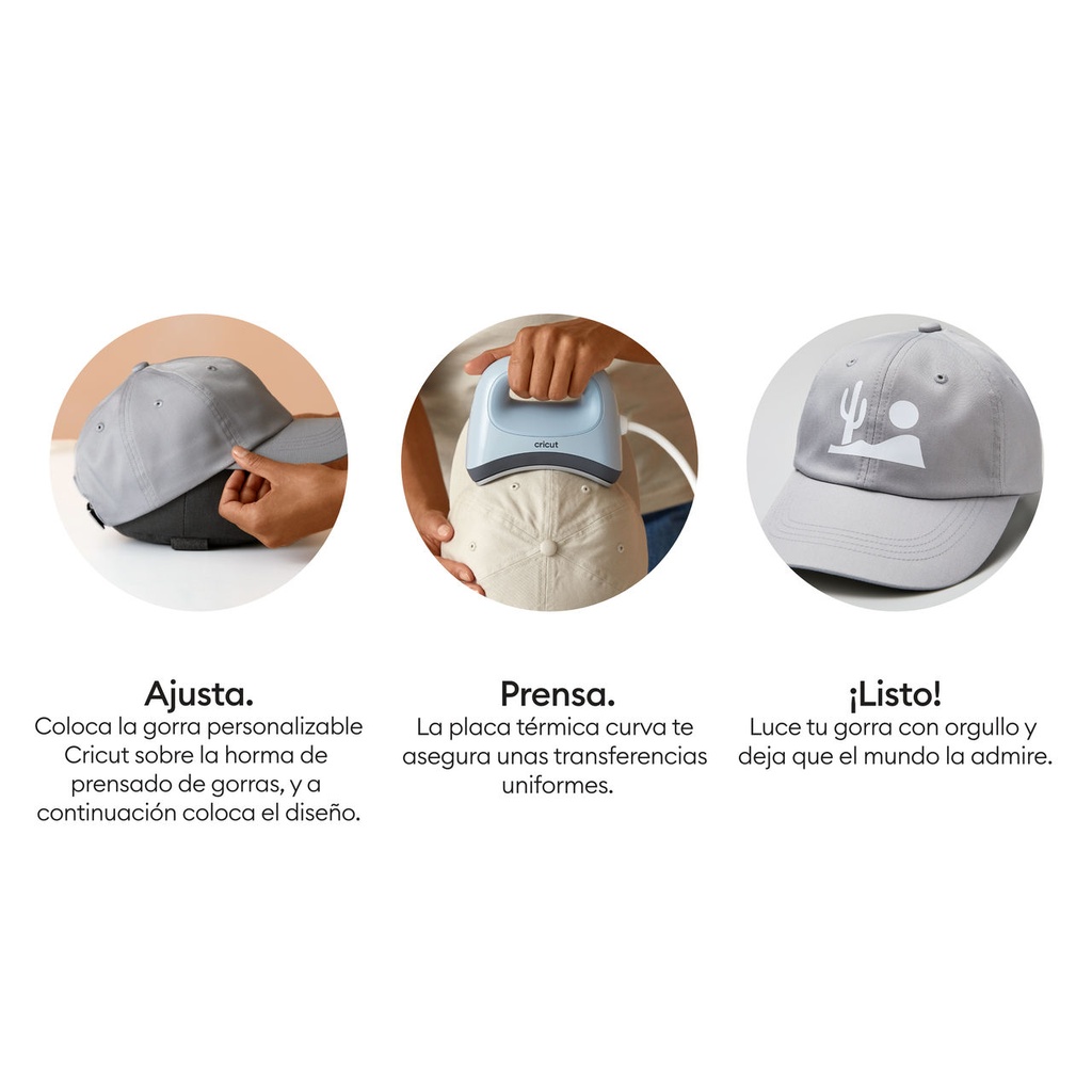 Gorra de Baseball Gris pack 3 uds.
