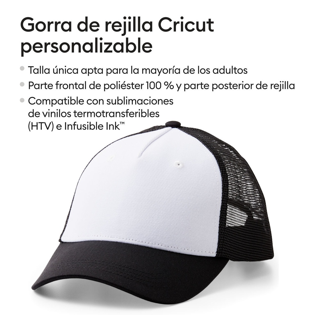 Gorra de Malla Negra pack 3 uds.