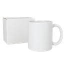 Taza sublimación blanca premium AAA Zediart con caja 12 Oz