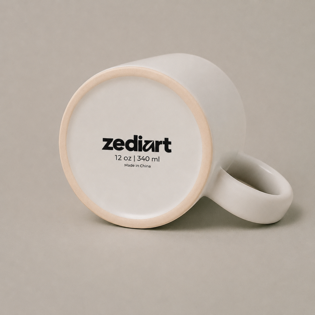 Taza sublimación blanca premium AAA Zediart con caja 12 Oz