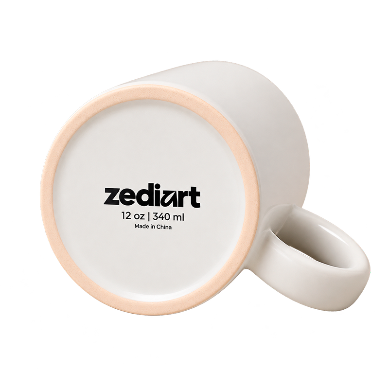 Taza sublimación blanca premium AAA Zediart con caja 12 Oz