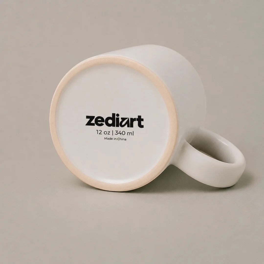 Taza sublimación blanca premium AAA Zediart con caja 12 Oz