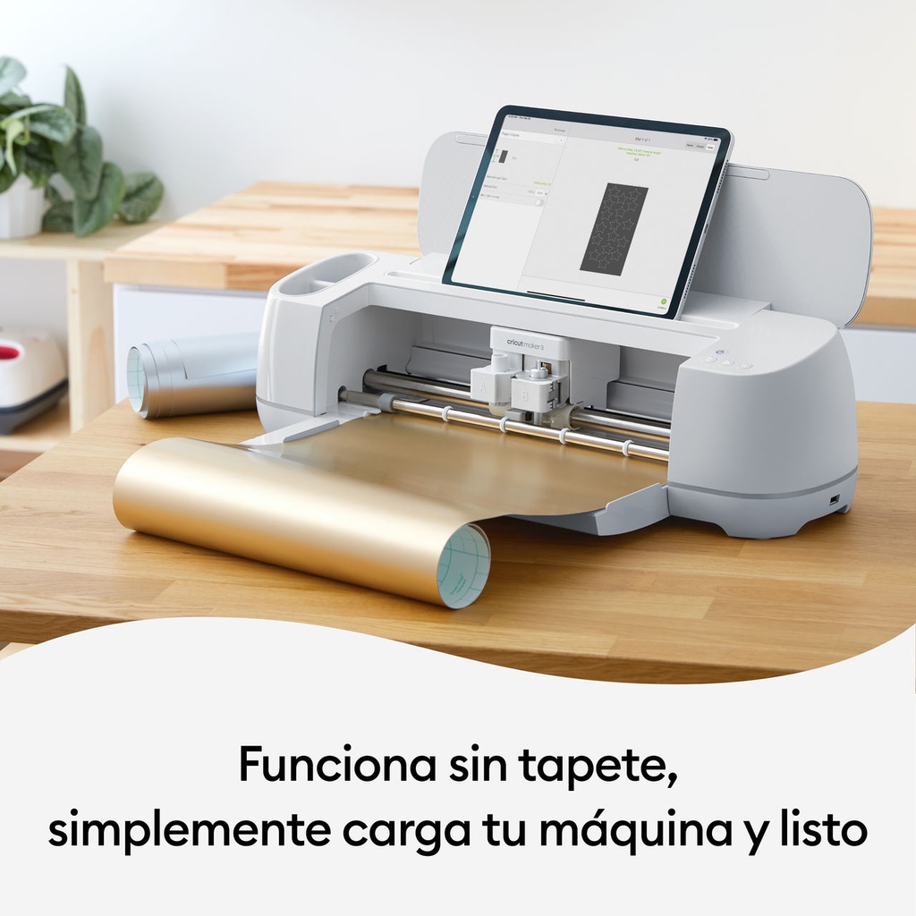 Cricut Smart Vinilo Adhesivo Removible Metalizado Champagne