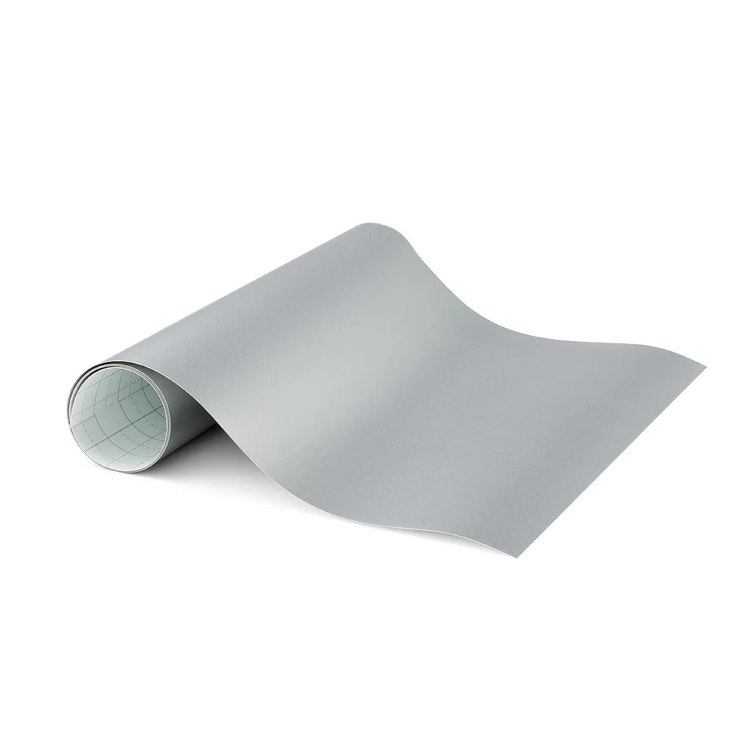 Cricut Smart Vinilo Adhesivo Removible Metalizado Plata | 33 x 90 cm