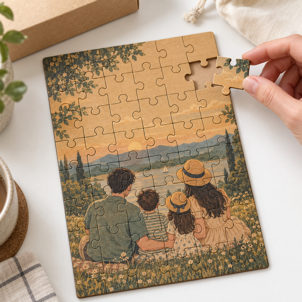 Zediart Puzzle de Madera Natural | 60 piezas