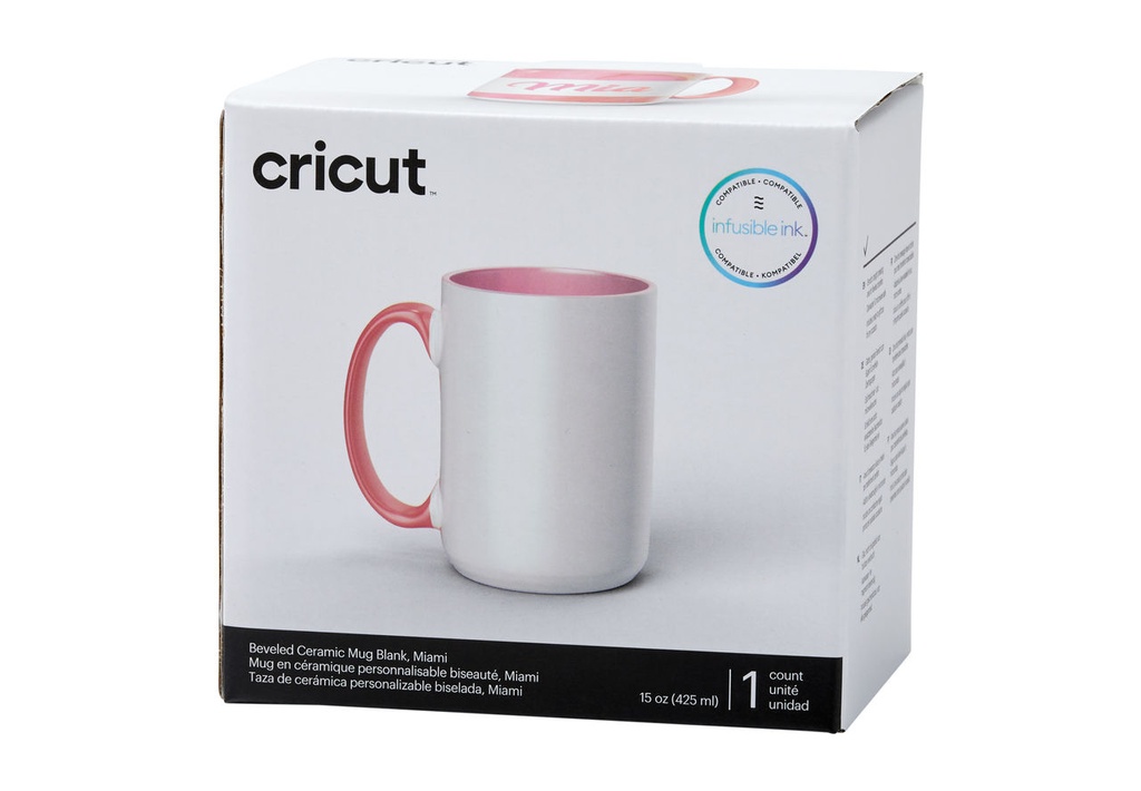 Cricut Taza Cerámica Color Miami 425 ml (1 ud)