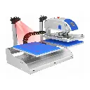 Plancha Eléctrica Ezedichi Doble Plato y Alineación Láser B2-2N | 40 x 50 cm