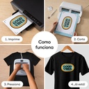 Cricut Iron-On Imprimible Prendas Oscuras | 3 hojas