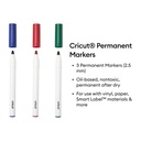 Cricut Venture Set de Rotuladores Permanentes 2,5 mm | Azul, rojo y verde