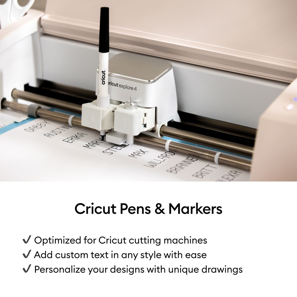 Cricut Set de Bolígrafos Clásicos de Punta Fina 5 uds