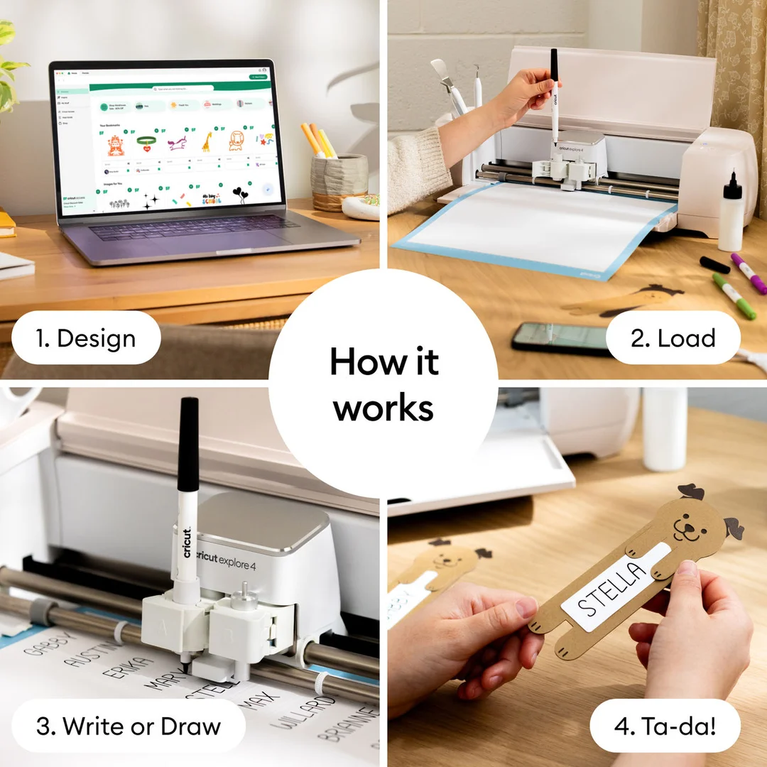 Cricut Set de Bolígrafos Clásicos de Punta Fina 5 uds