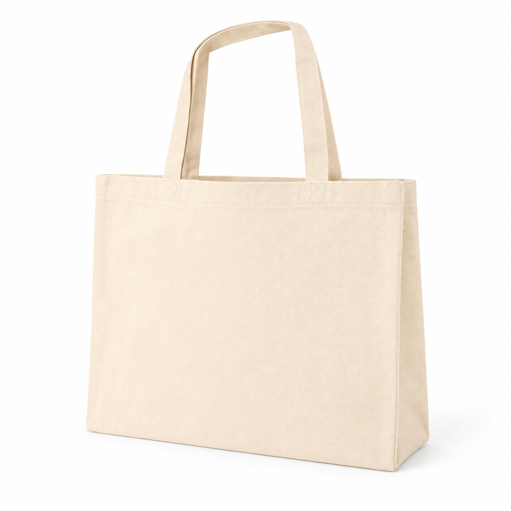 Tote Bag de Lino Color Crudo