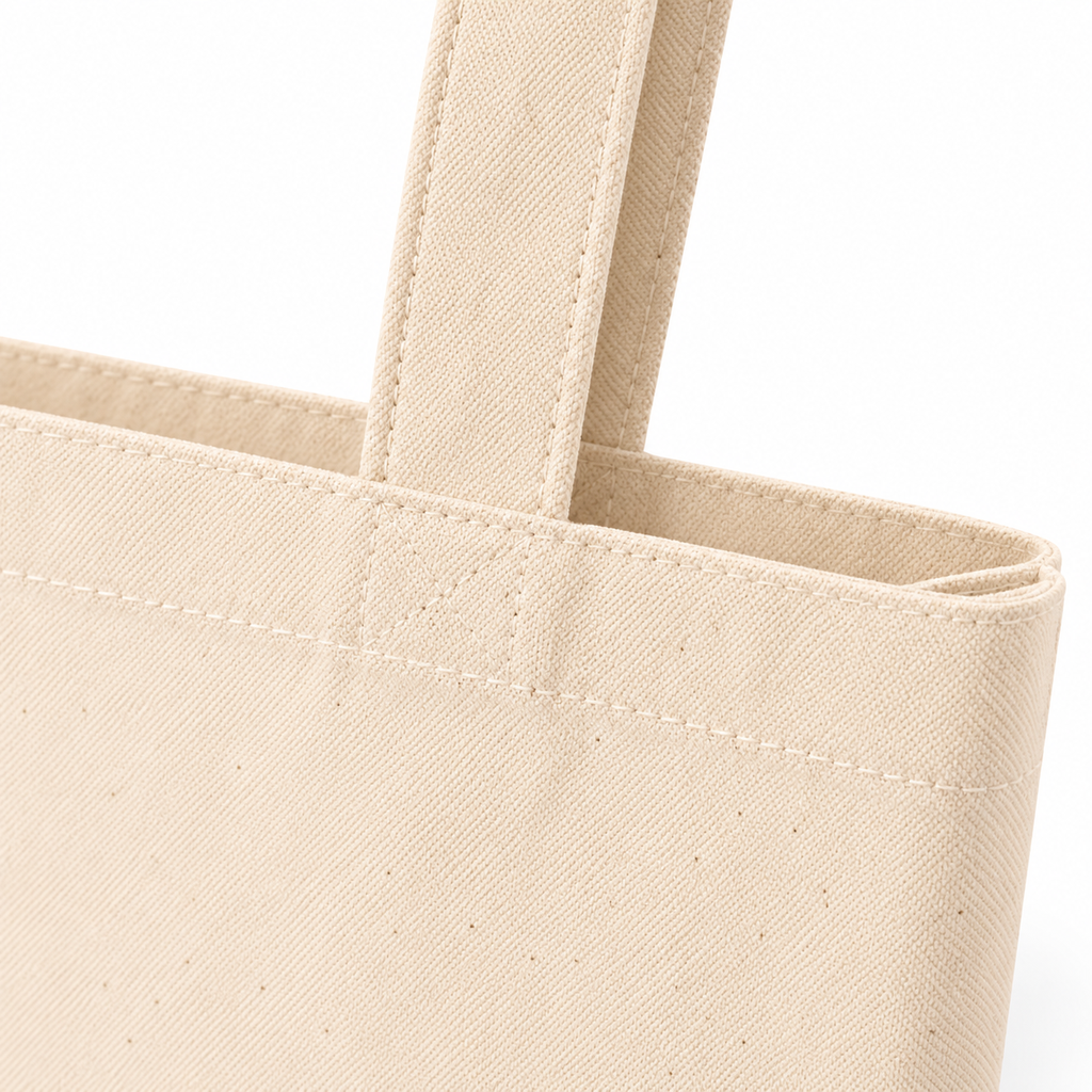 Tote Bag de Lino Color Crudo