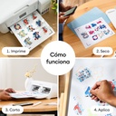 Cricut Hojas de Imán Imprimibles Blancas | 21,59 × 27,94 cm (3 piezas)