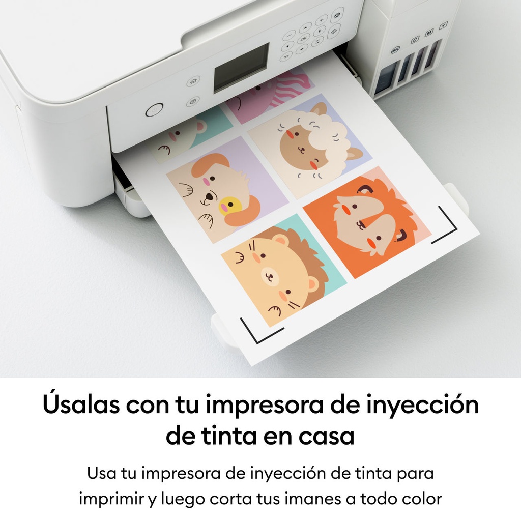 Cricut Hojas de Imán Imprimibles Blancas | 21,59 × 27,94 cm (3 piezas)