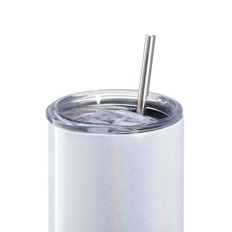Vaso Térmico Acero Inoxidable Blanco Arcoíris