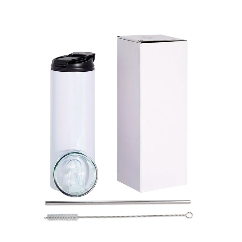 Vaso Térmico Acero Inoxidable Blanco Arcoíris