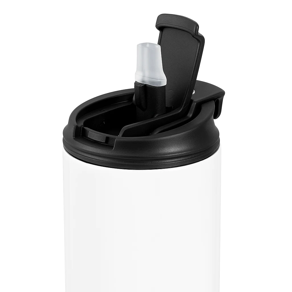 Vaso Térmico Blanco Brillo Multifunción