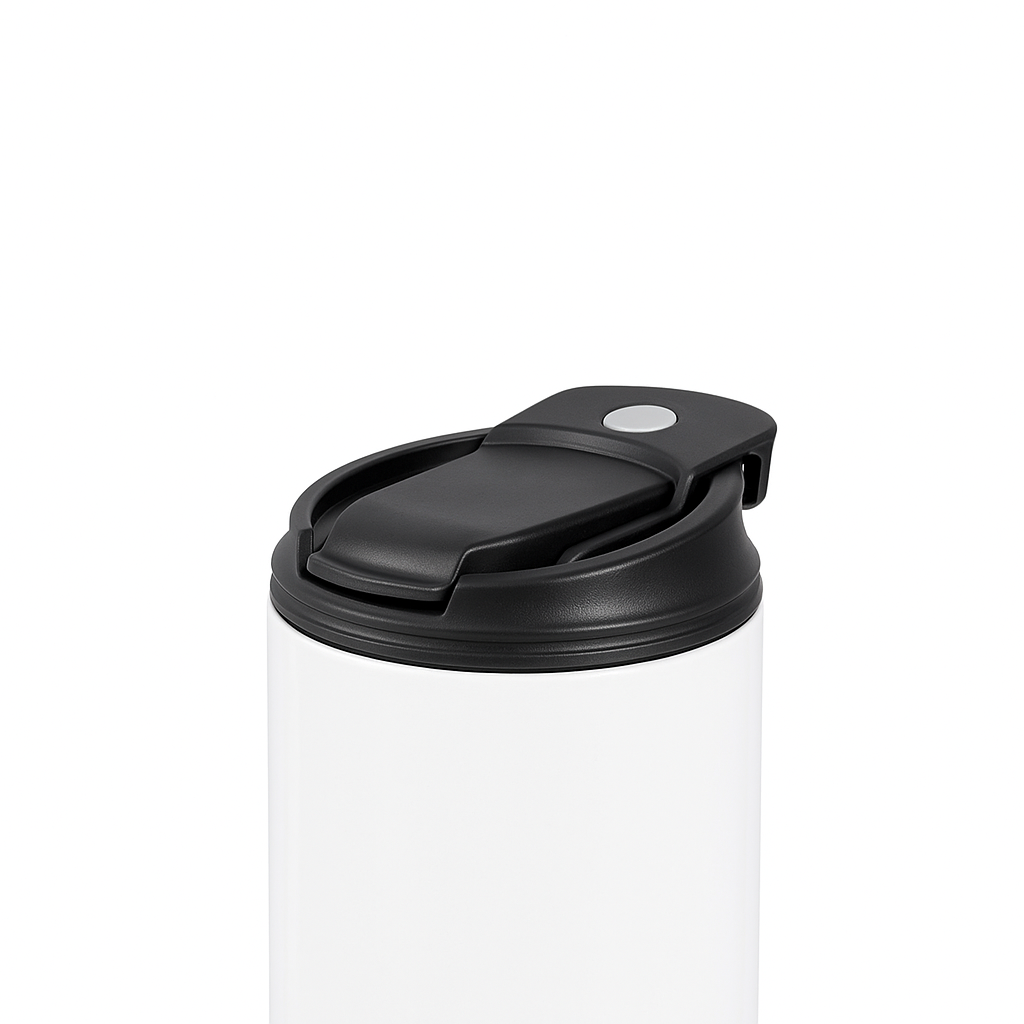 Vaso Térmico Blanco Brillo Multifunción