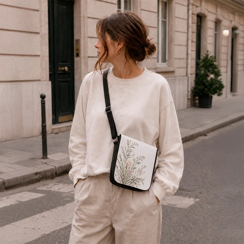 Bolso pequeño negro para sublimación