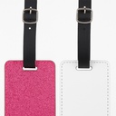 Etiqueta Rosa Glitter de Equipaje