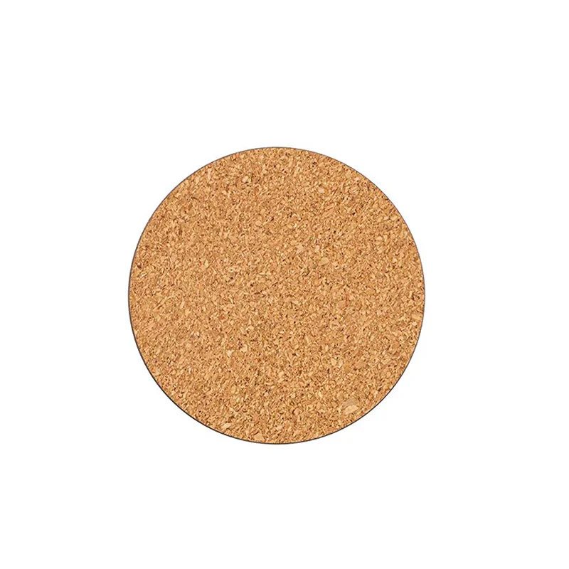 Posavasos Redondo MDF con Base de Corcho