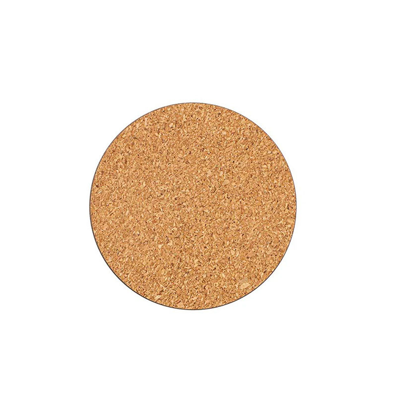 Posavasos Redondo MDF con Base de Corcho
