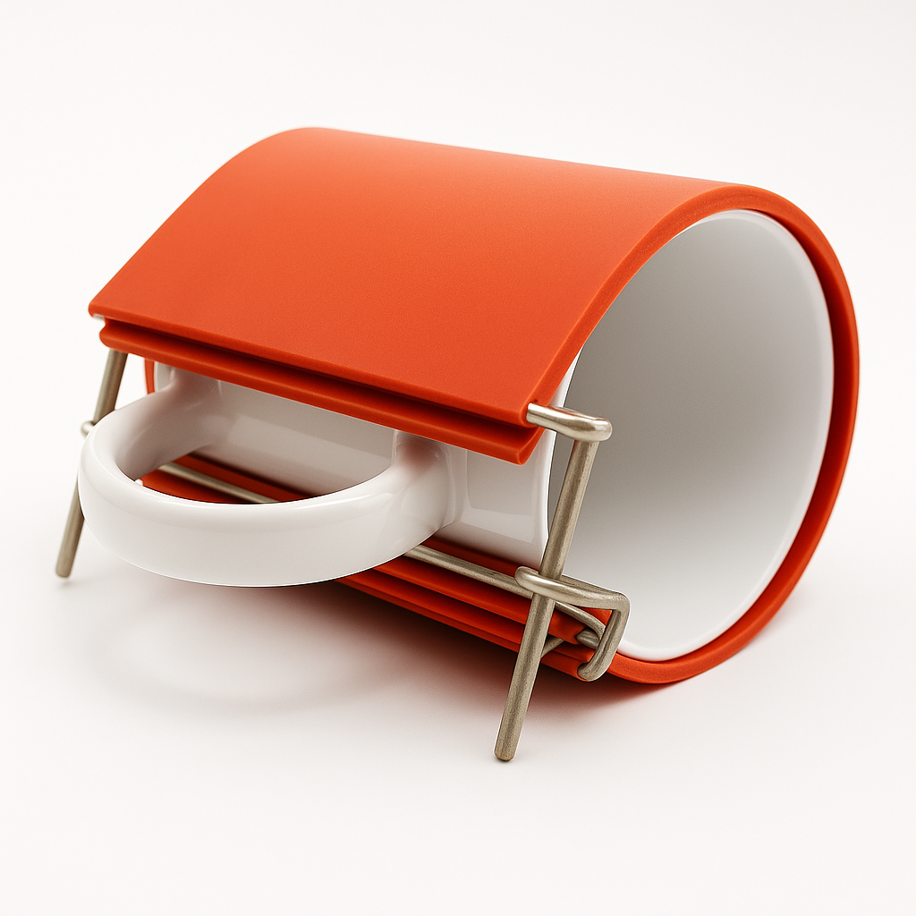 Abrazadera de silicona para horno 3D