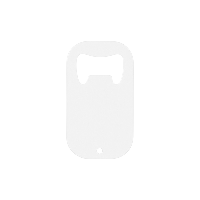 Abridor pequeño 7 x 3,8 cm blanco para sublimación