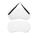 Antifaz para dormir blanco con ribete negro sublimable