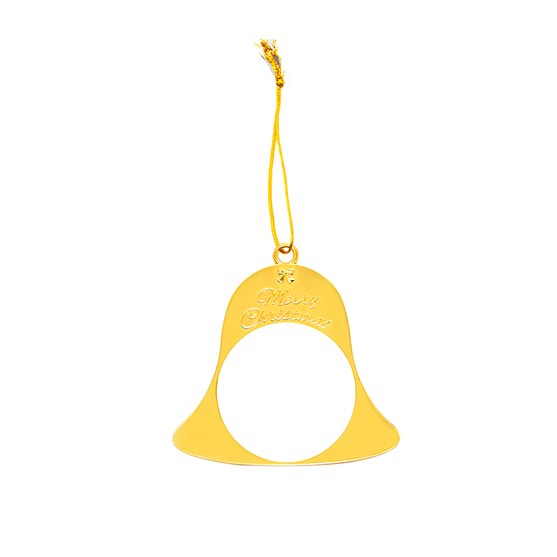 Campana de Navidad Oro Sublimable