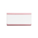 Cartera con monedero grande color rosa