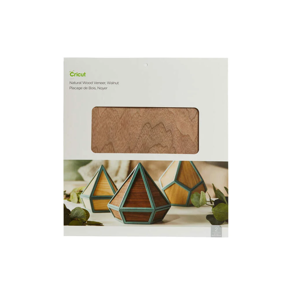 Chapa de Madera Nogal Cricut 30,5 x 30,5 cm | 2 uds.