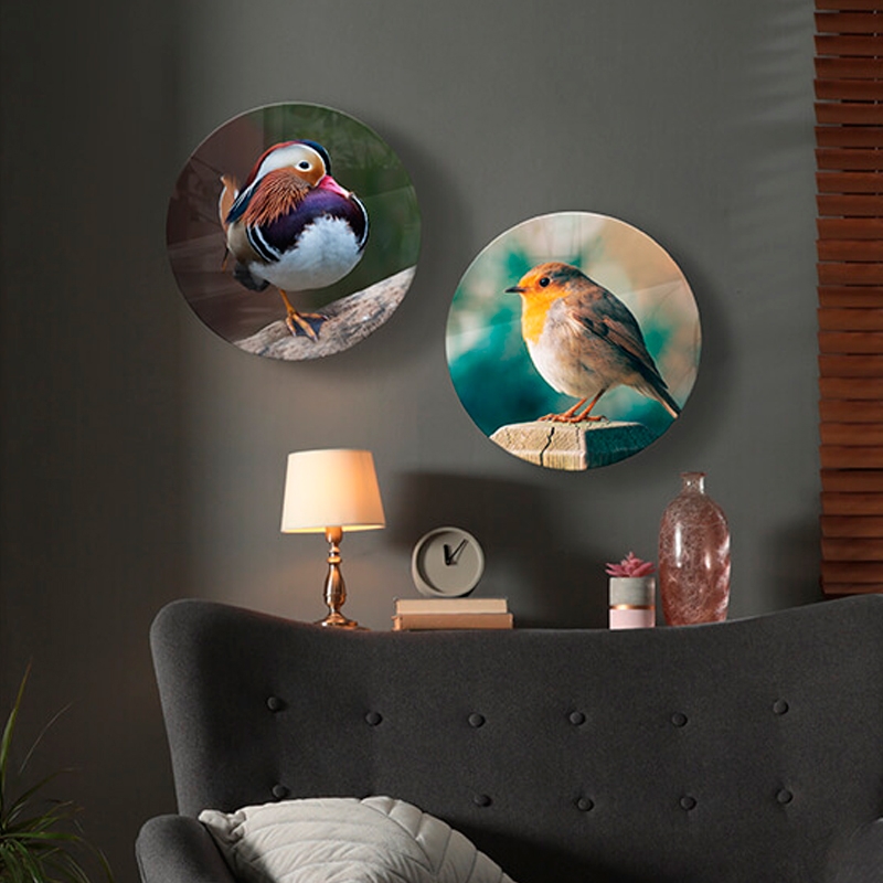 Chromaluxe circular aluminio