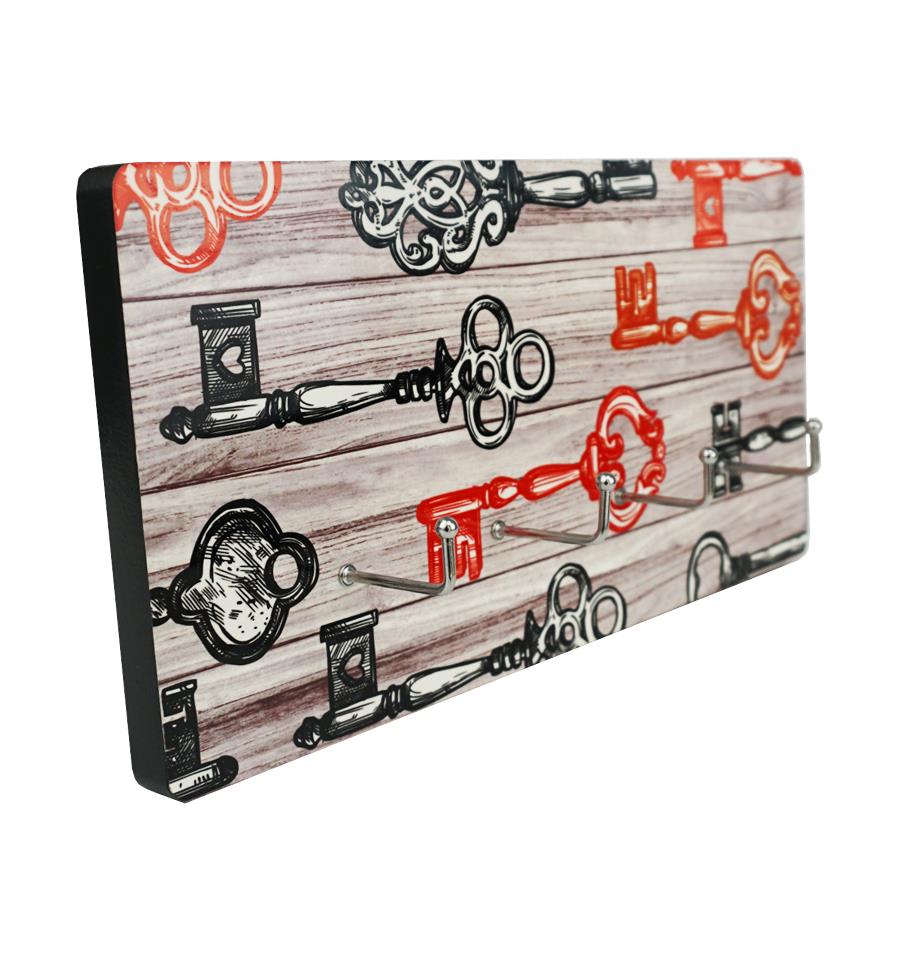 Colgador de llaves de madera